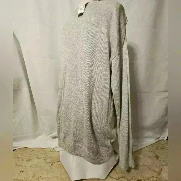 Roz & Ali Womens Gray Stud Embellished Boatneck Sweater Size XL NWT - Picture 5 of 9